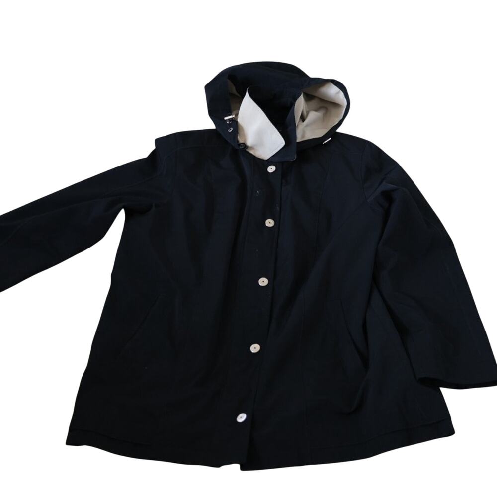 Gallery women's hooded rain coat